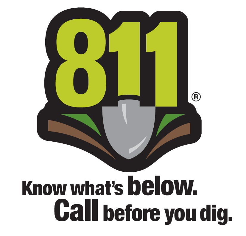 811 call before dig logo